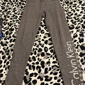 Calvin Klein Heathered Gray Leggings